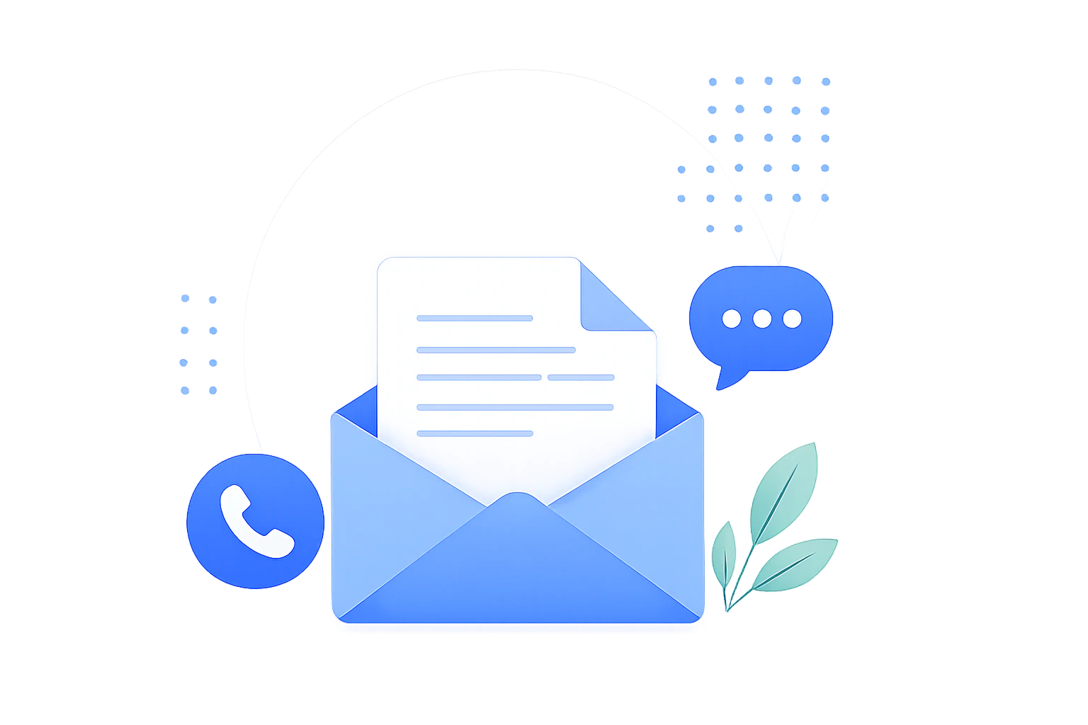 Conference conversation illustration