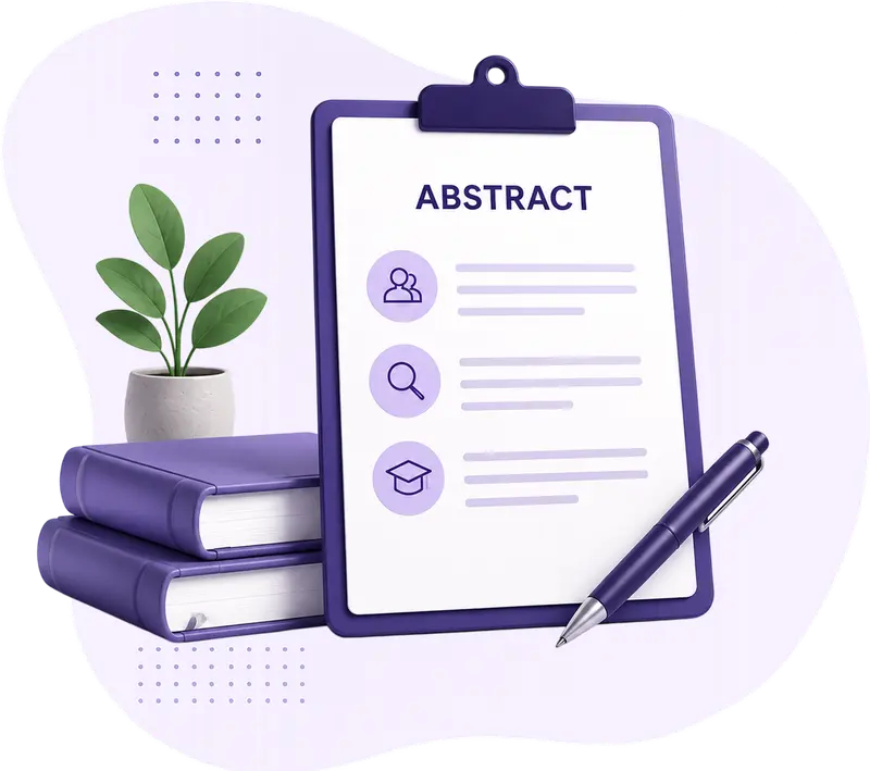 Abstract submission and research illustration